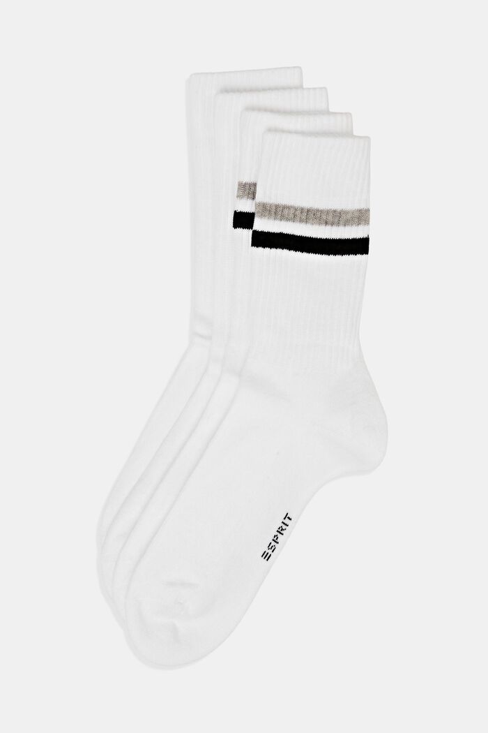 2er-Set Rippstricksocken