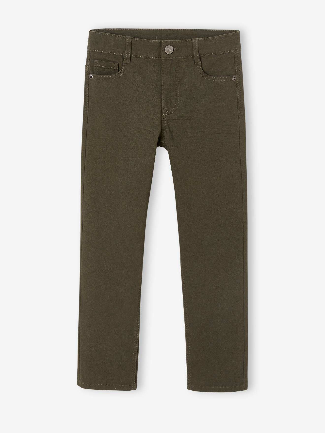 Vertbaudet Die UNVERWÜSTLICHE, robuste Jungen Hose, gerades Bein - khaki
