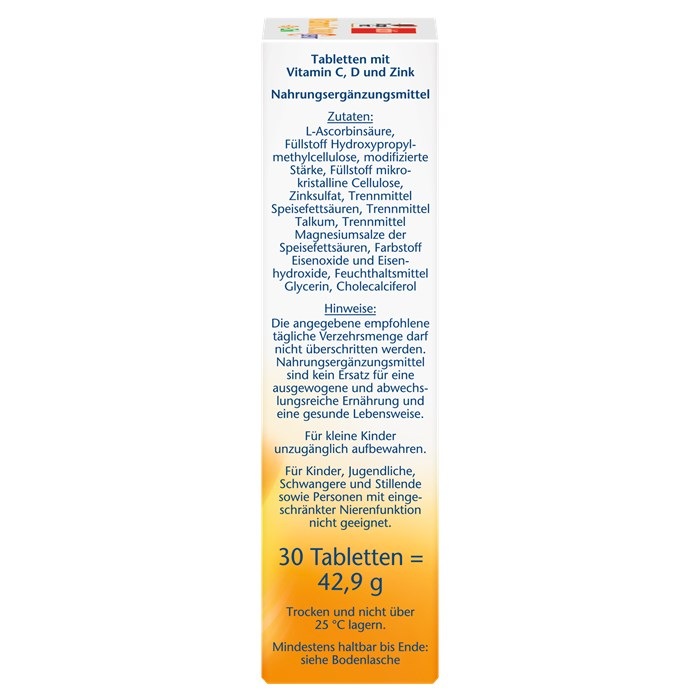 Vitamin C 1000 + D3 + Zink