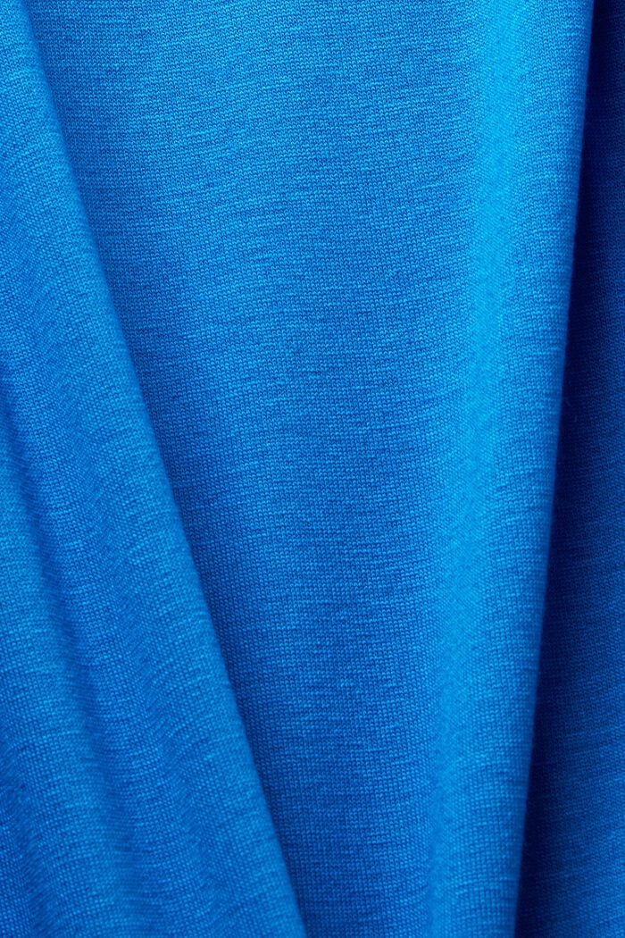 Jersey-Midikleid mit fixierten Taillenbändern