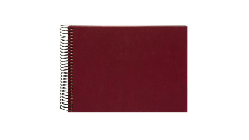goldbuch Spiralalbum Bella Vista bordeaux 24x17 cm mit 40 weiße Seiten
