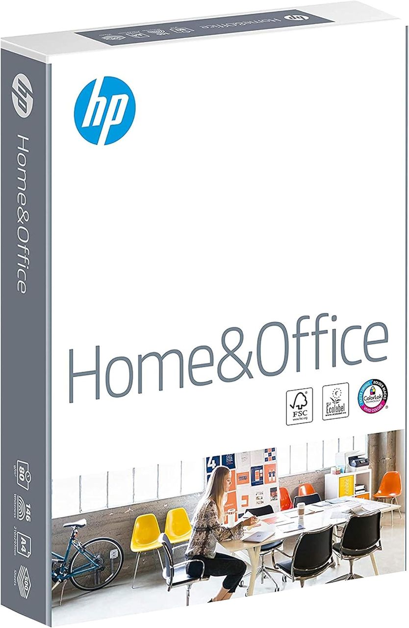 HP Kopierpapier CHP150 Papier Home & Office 2500 Blatt( 5x500 Blatt), 5er Pack