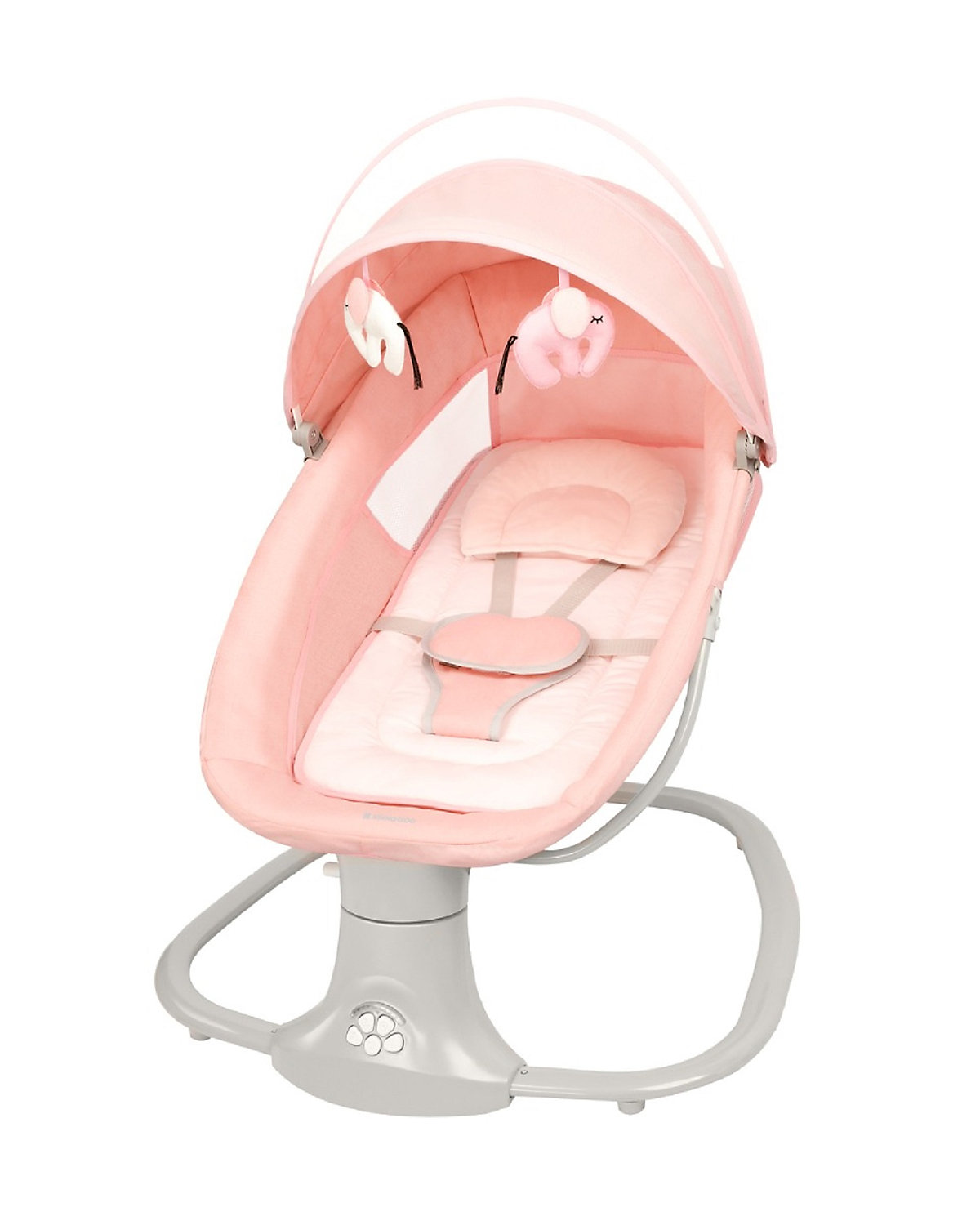 Babywippe Winks 2 in 1 Stuhl Moskitonetz Timer Musik Babywippen