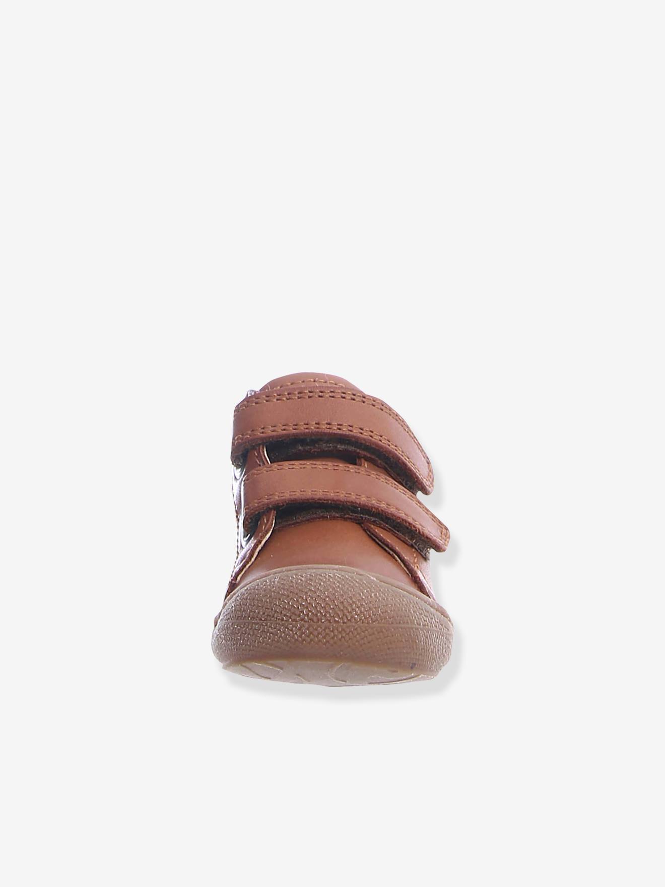 Bottillons bébé Cocoon Velcro NATURINO® 1ers pas cognac