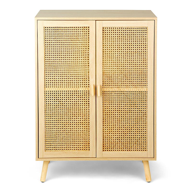Home Vitrineskap Sunset 80 x 40 x 110 cm, rattan
