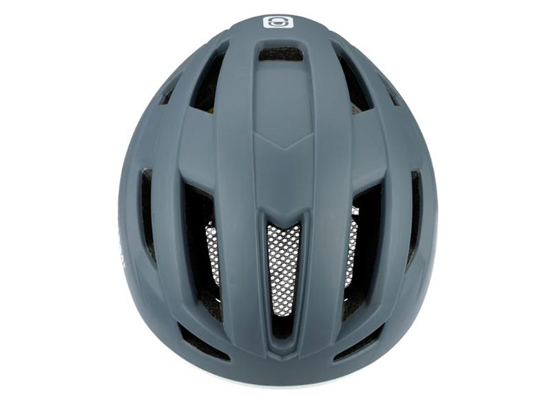 Senior verstellbarer Fahrradhelm grau