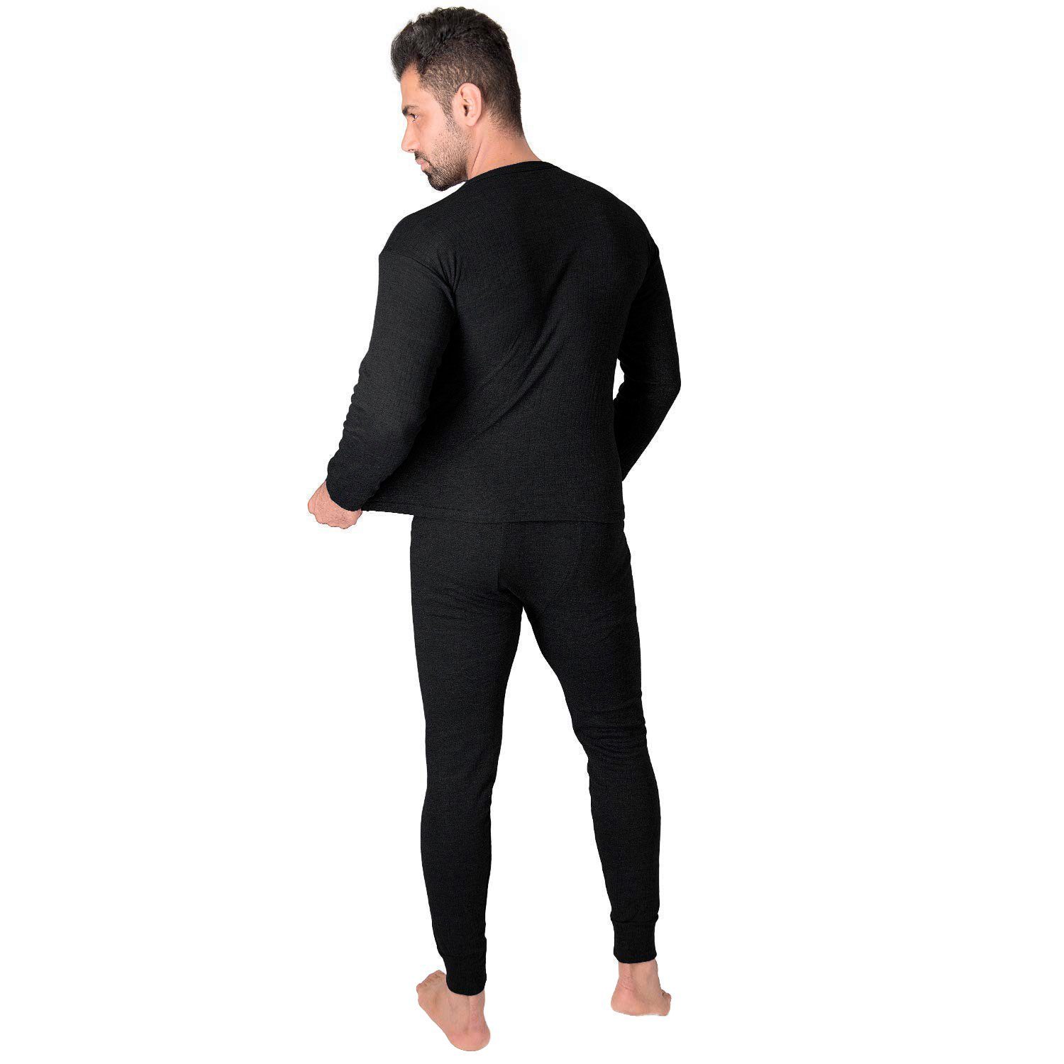Black Snake Thermounterhemd cushy (Set, 3-St) Thermounterwäsche Set 3x Unterhemd + Unterhose