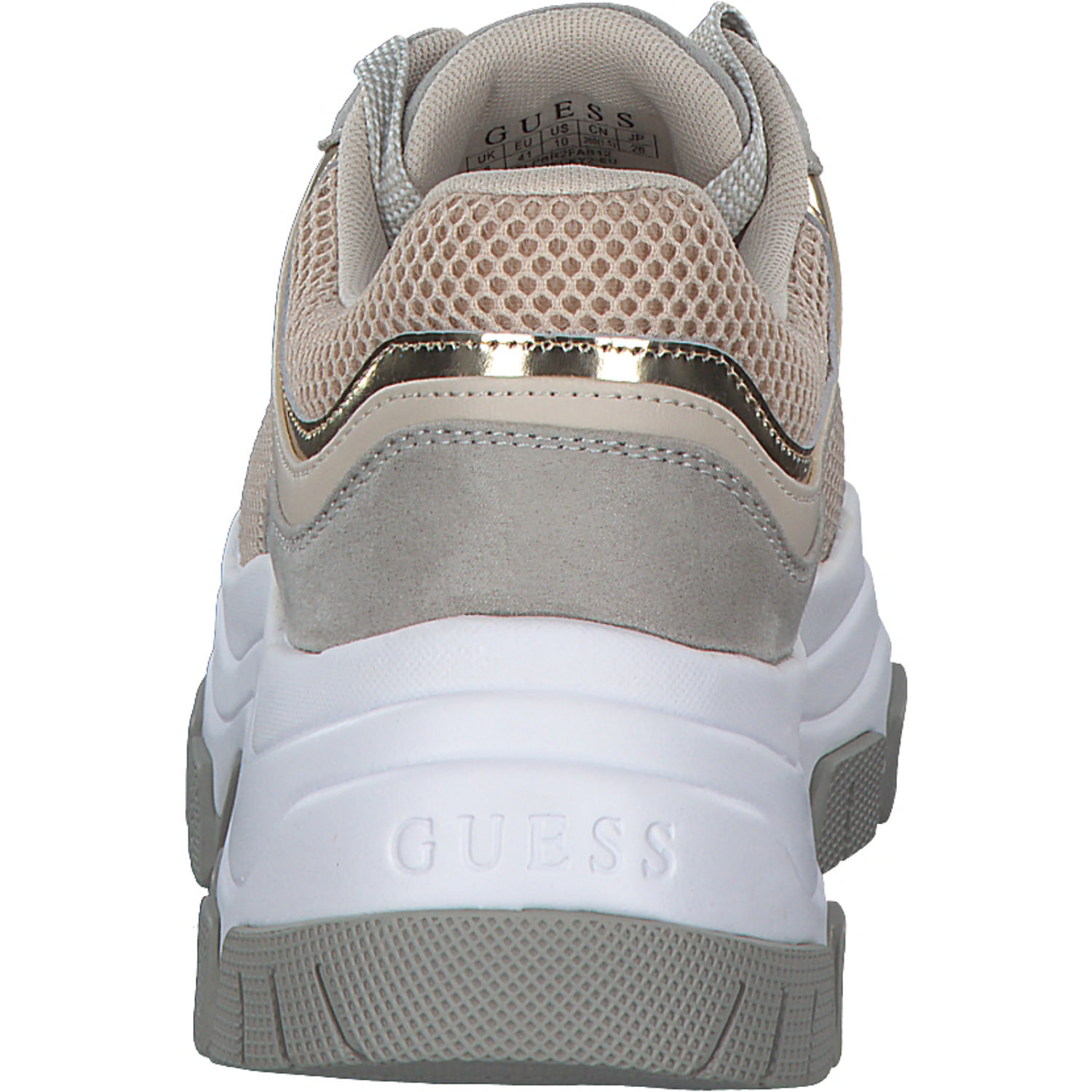 Guess Brecky2 FLPBR2, Schnürschuhe, Damen, Beige