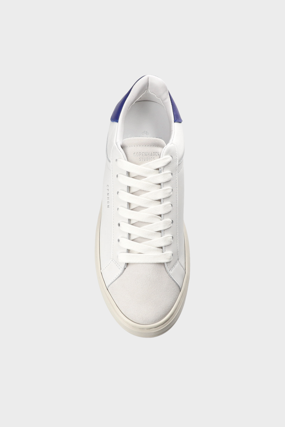 CPH72 leather mix white/blue