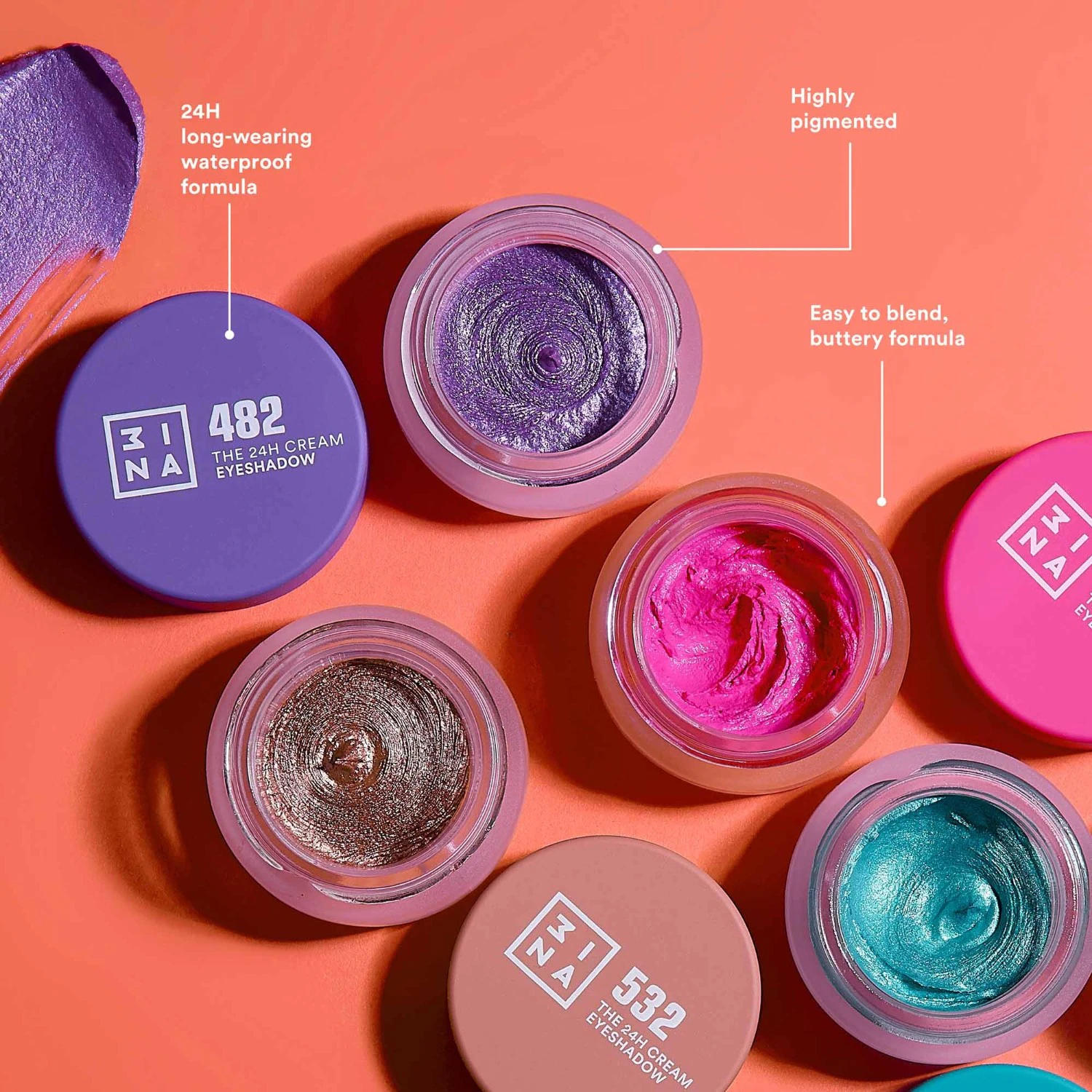 3INA The 24h Cream Eyeshadow