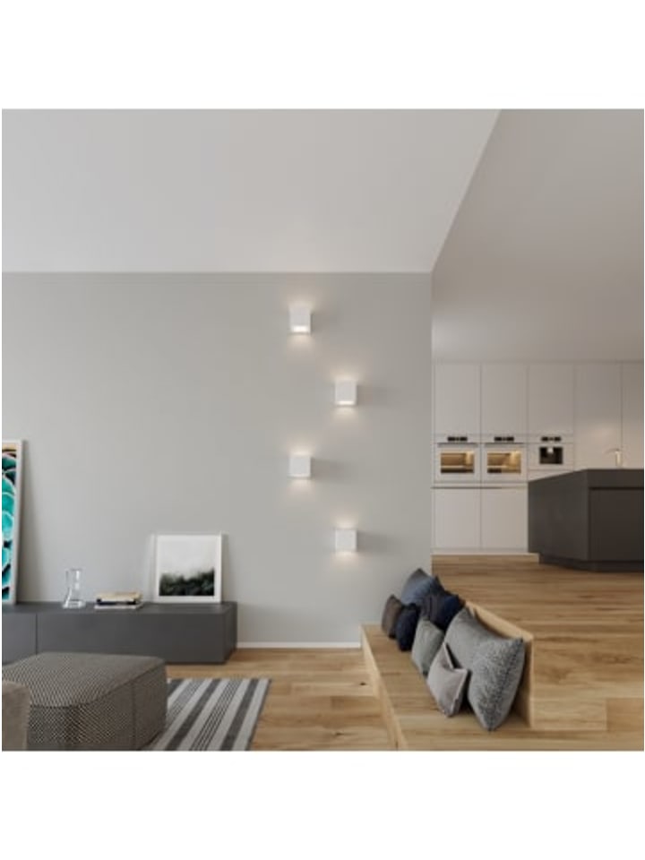 Nice Lamps Wandleuchte LEO in weiss H 14cm günstig kaufen onesize