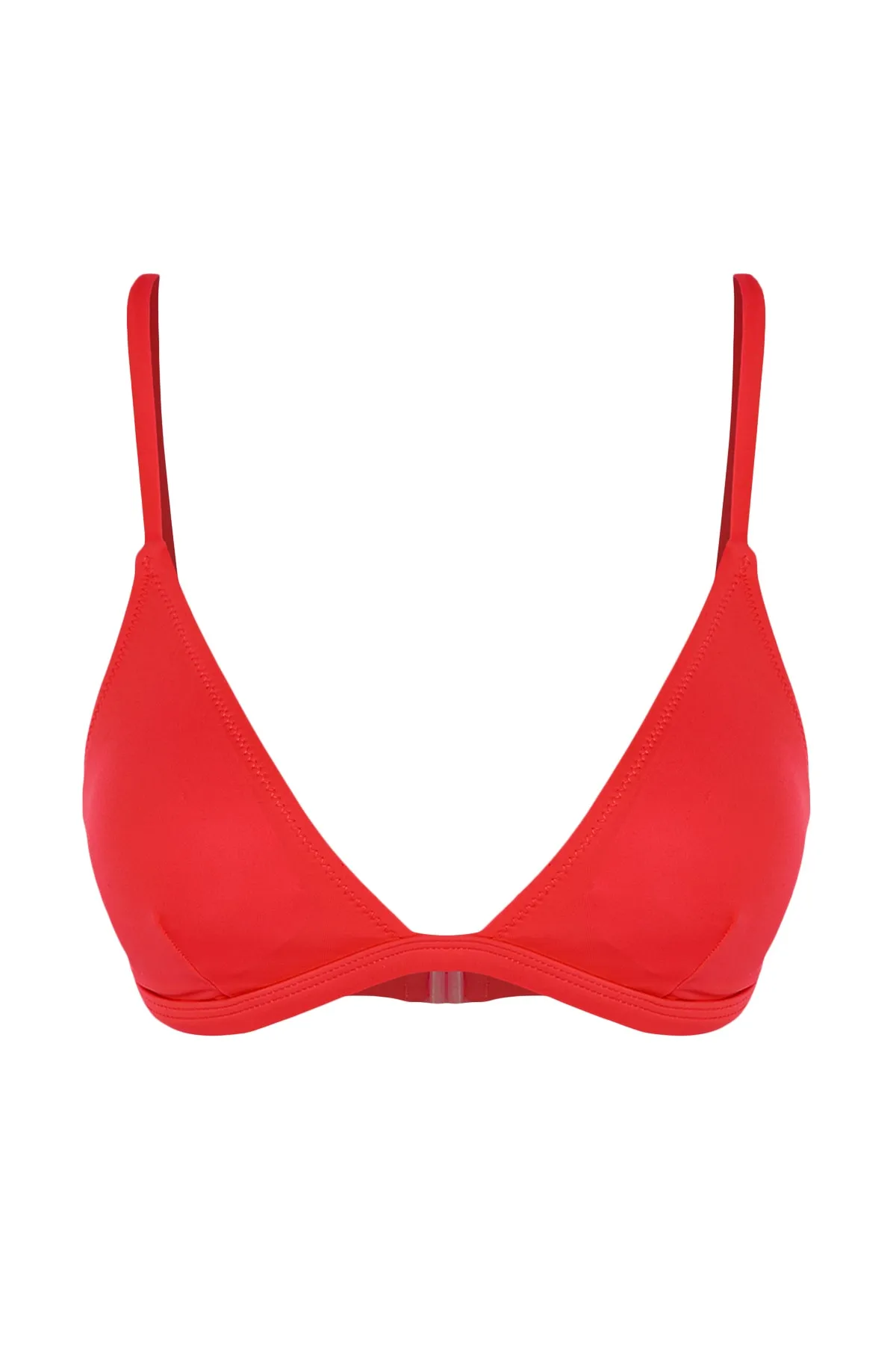 Trendyol Collection  Rotes Triangel-Bikinioberteil TBESS20BU0268