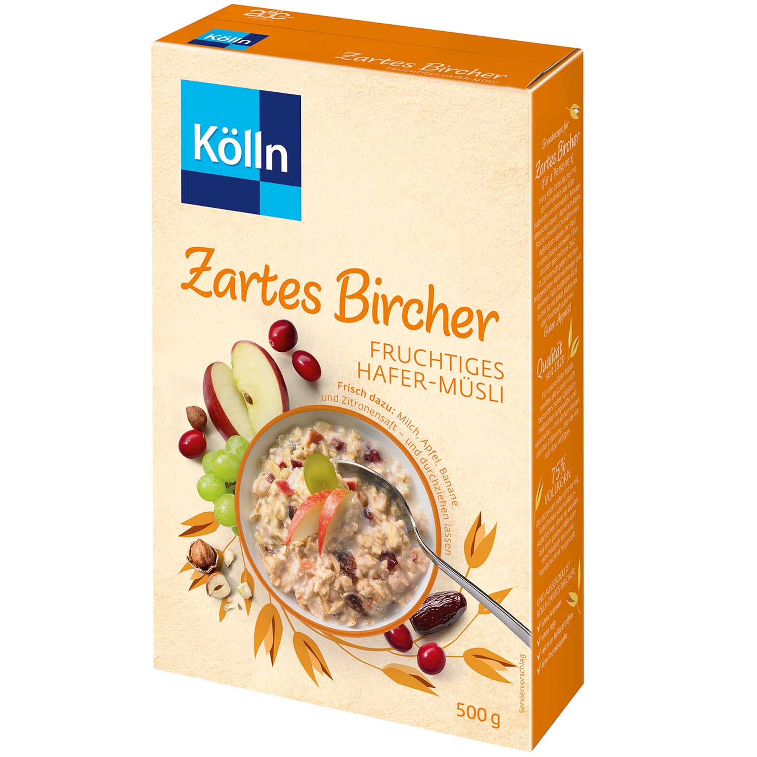 Kölln Zartes Bircher Fruchtiges Hafer-Müsli 500g