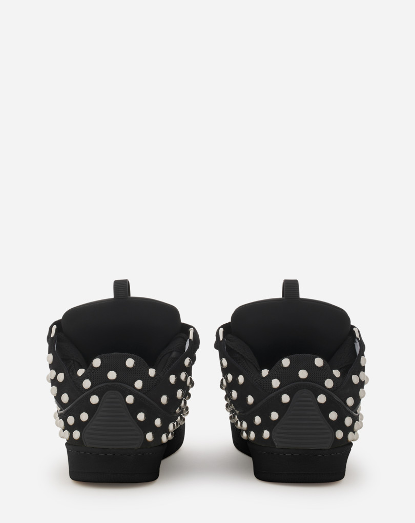 SNEAKERS CURB EN CUIR AVEC STUDS