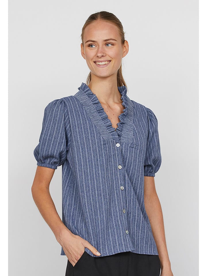 SisterS point Bluse in Dunkelblau günstig kaufen