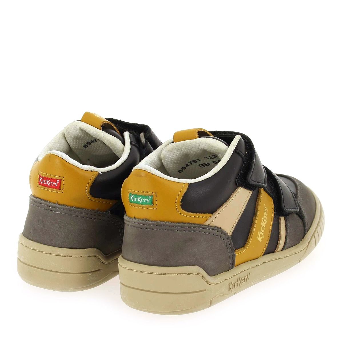 Kickers  WINCKY VEL - Gris jaune