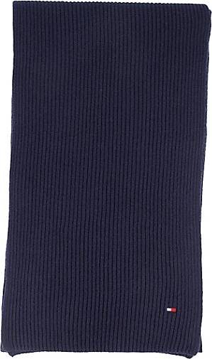 TOMMY HILFIGER Herren Schal ESSENTIAL FLAG SCARF aus Baumwolle und Kaschmir