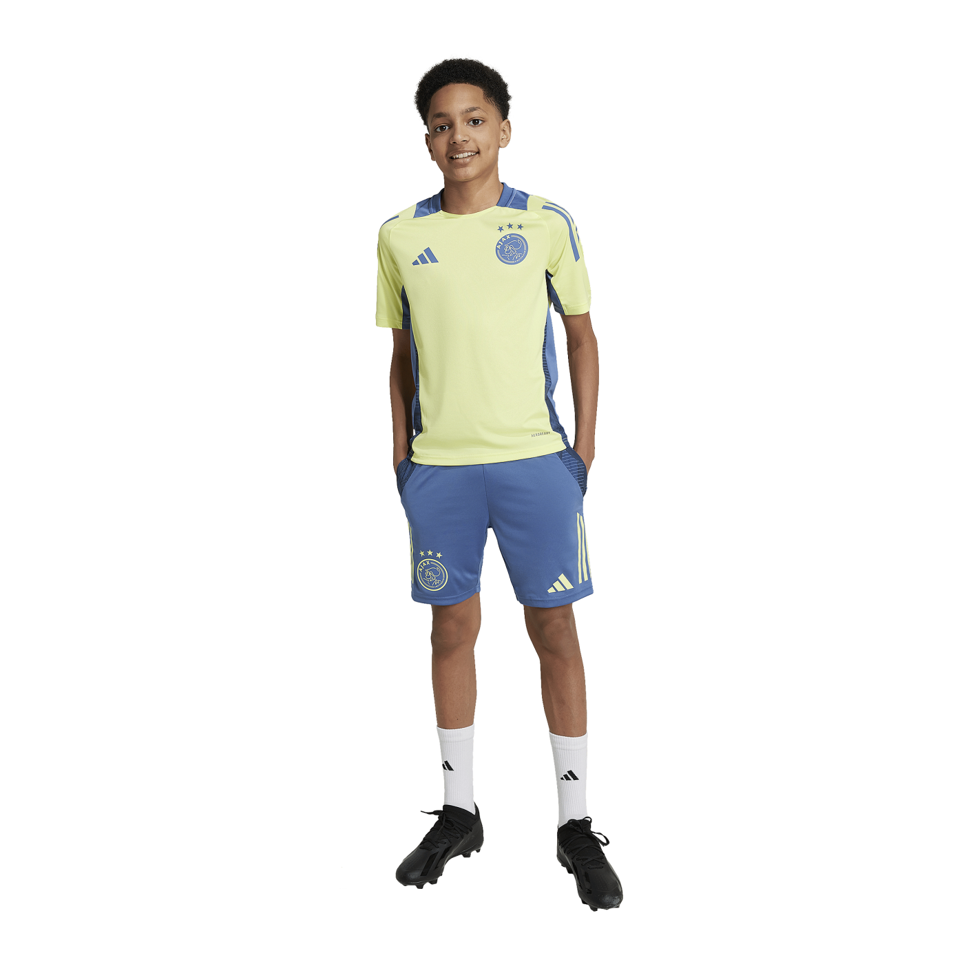 adidas Ajax Amsterdam Short Kids Blau