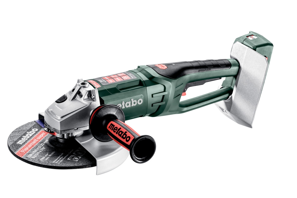 Metabo 613103840 WPB 36-18 LTX BL 24-230 Polizor unghiular rapid fără fir 230 mm 2 x 18V fără baterii și încărcător în geantă 613103840