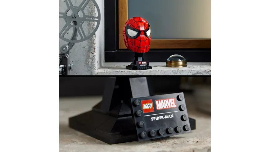 LEGO Marvel 76285 Spider-Mans Maske, Superhelden-Modellbausatz für Erwachsene