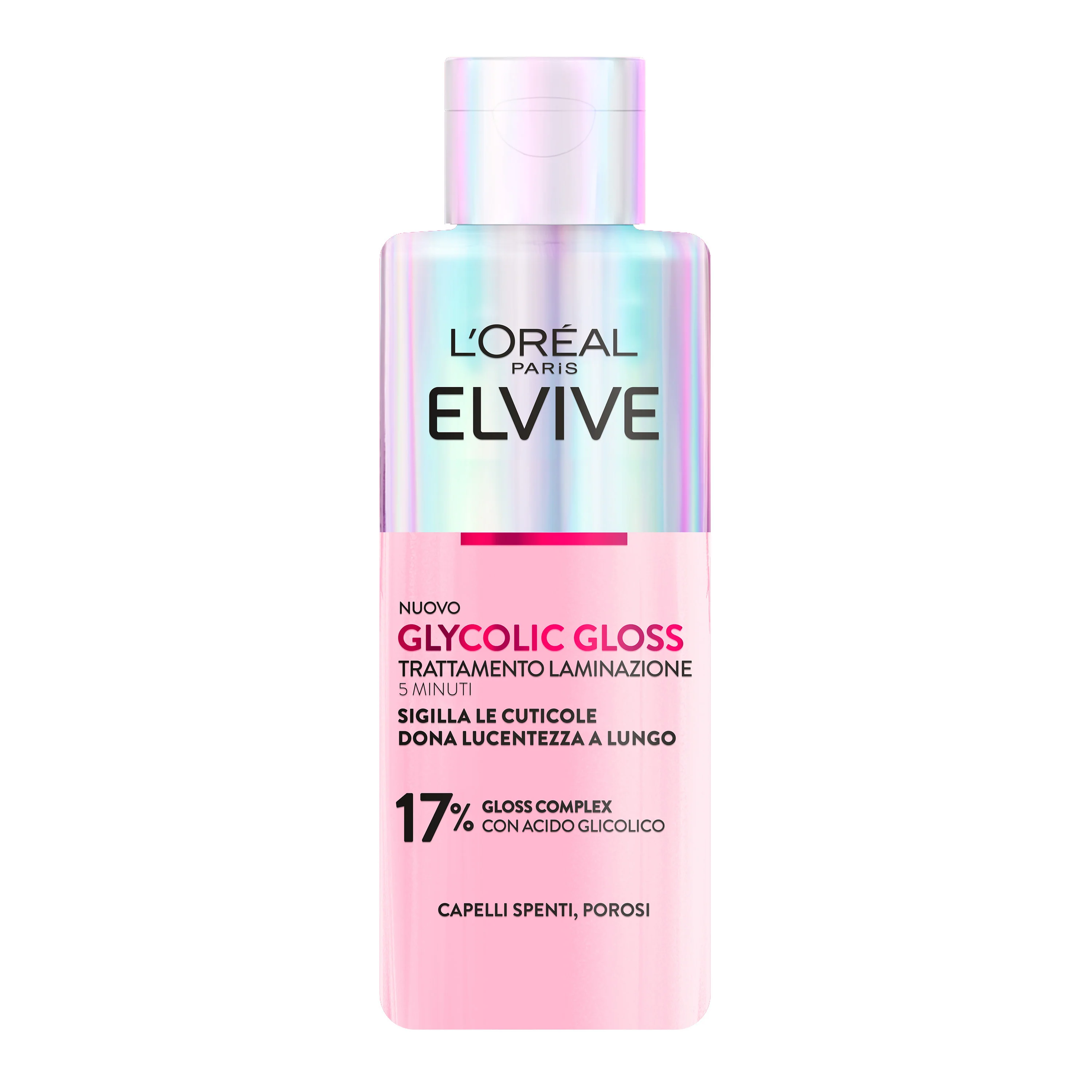 Elvive Glycolic Gloss 5-minutni tretman laminiranja s glikolnom kiselinom - sjaj za kosu, maska za posvjetljivanje kose