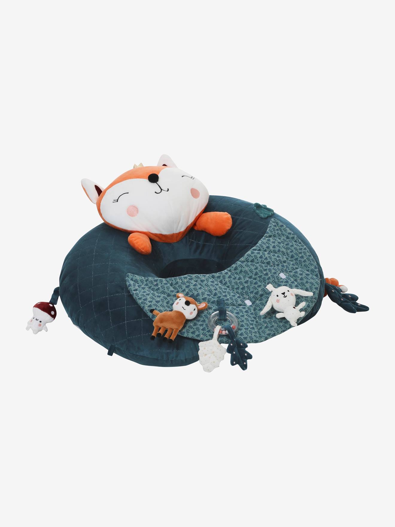 Coussin bébé des découvertes amis de la forêt