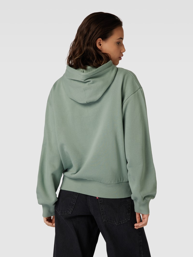 Hoodie mit überschnittenen Schultern Modell 'CASEY' in schilf