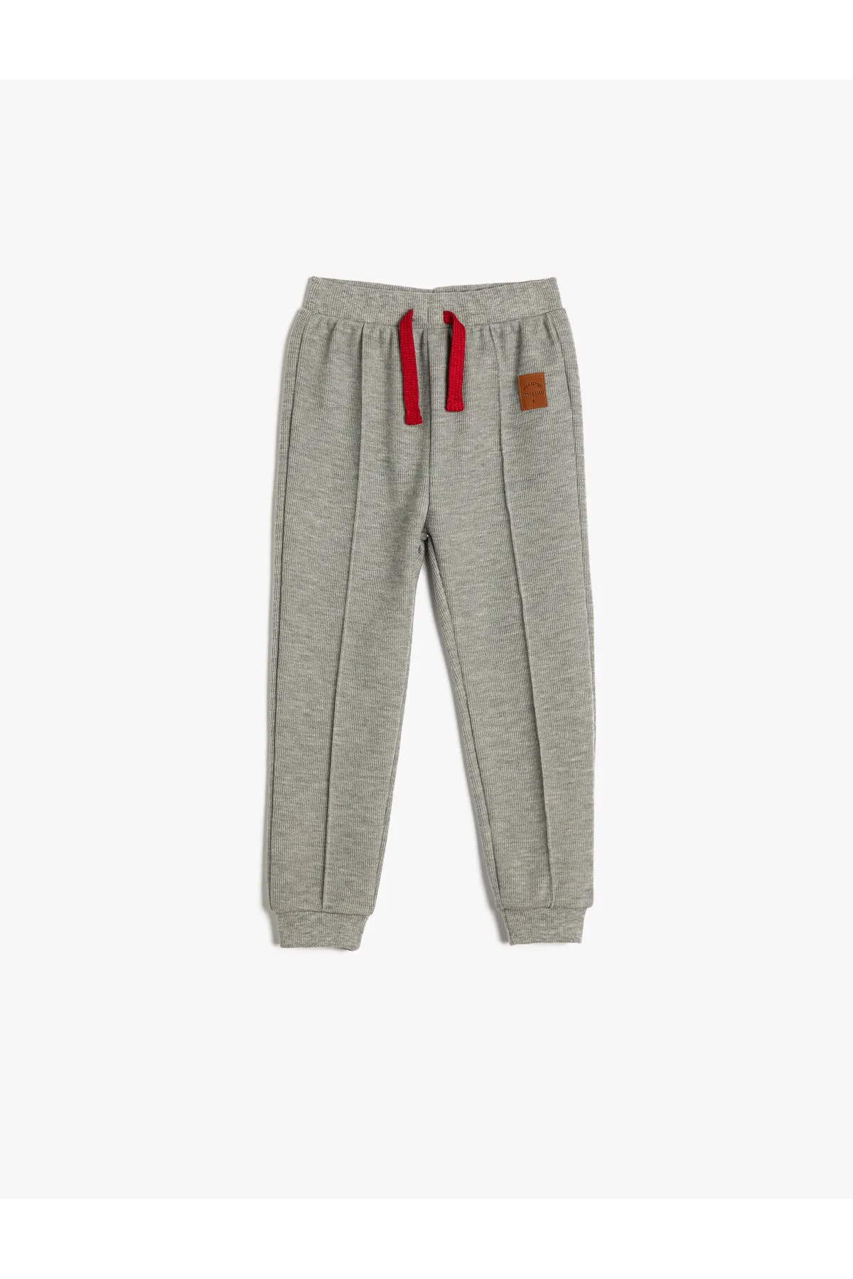 Koton  Basic-Jogger-Jogginghose mit geripptem Detail zum Binden an der Taille