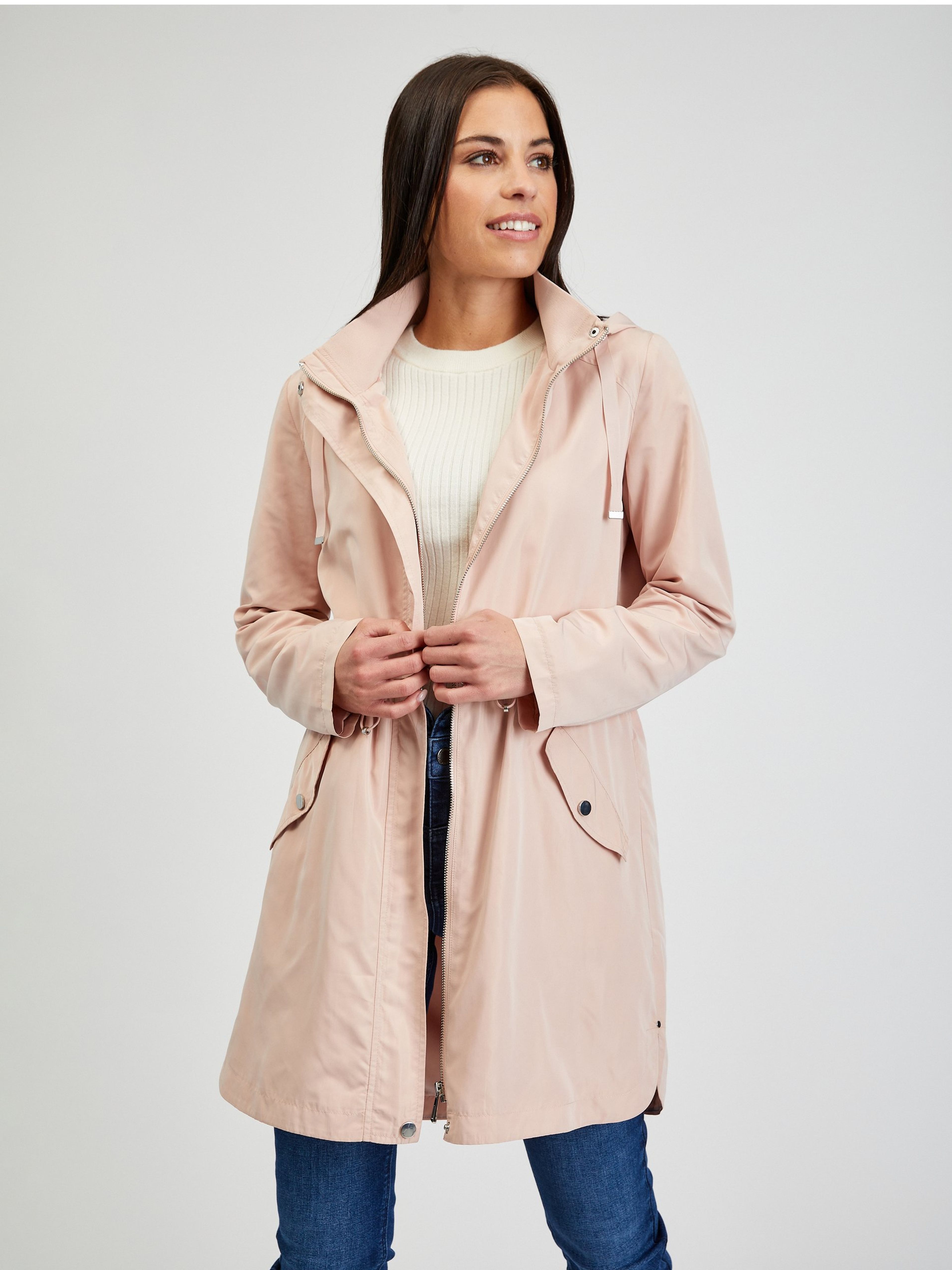 Hellrosa Damen Parka ORSAY