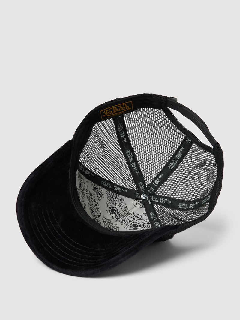 Trucker Cap mit Strasssteinbesatz Modell 'MIAMI' in schwarz