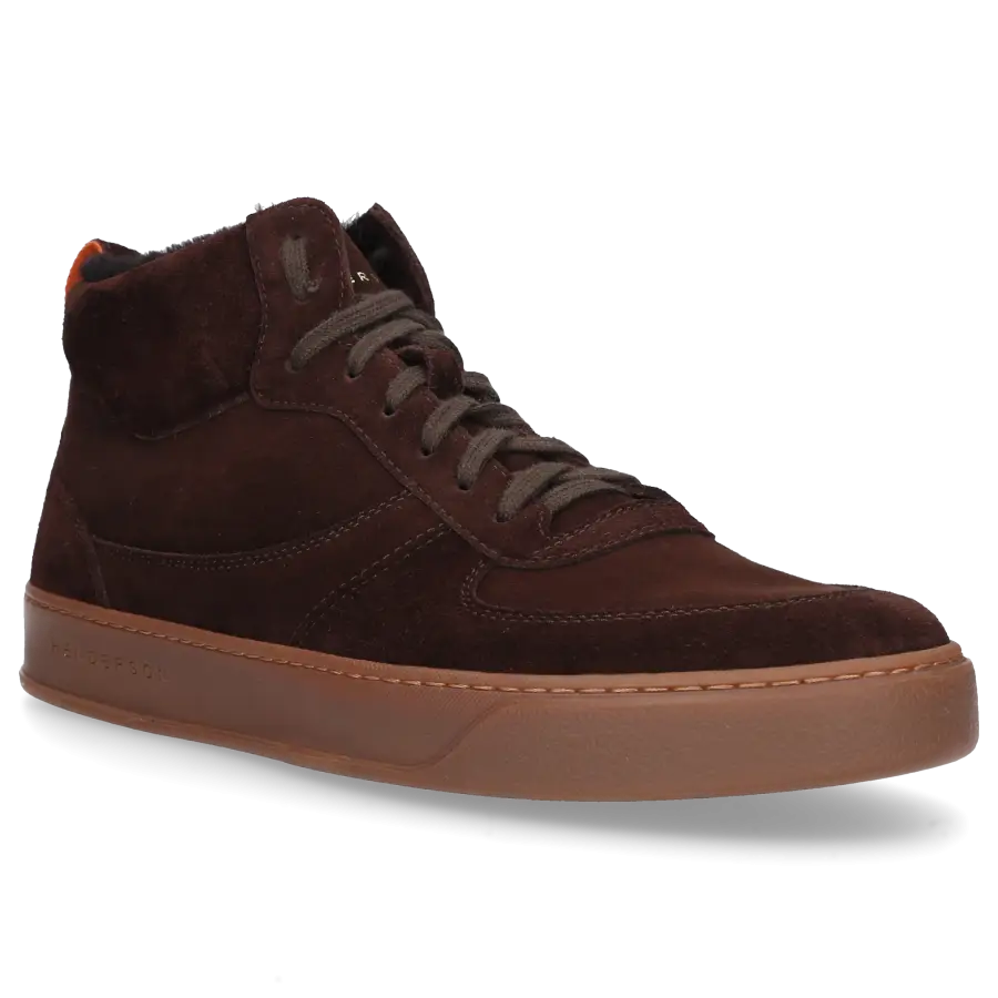 Henderson - Sneaker high JABBA Kalbsveloursleder - braun