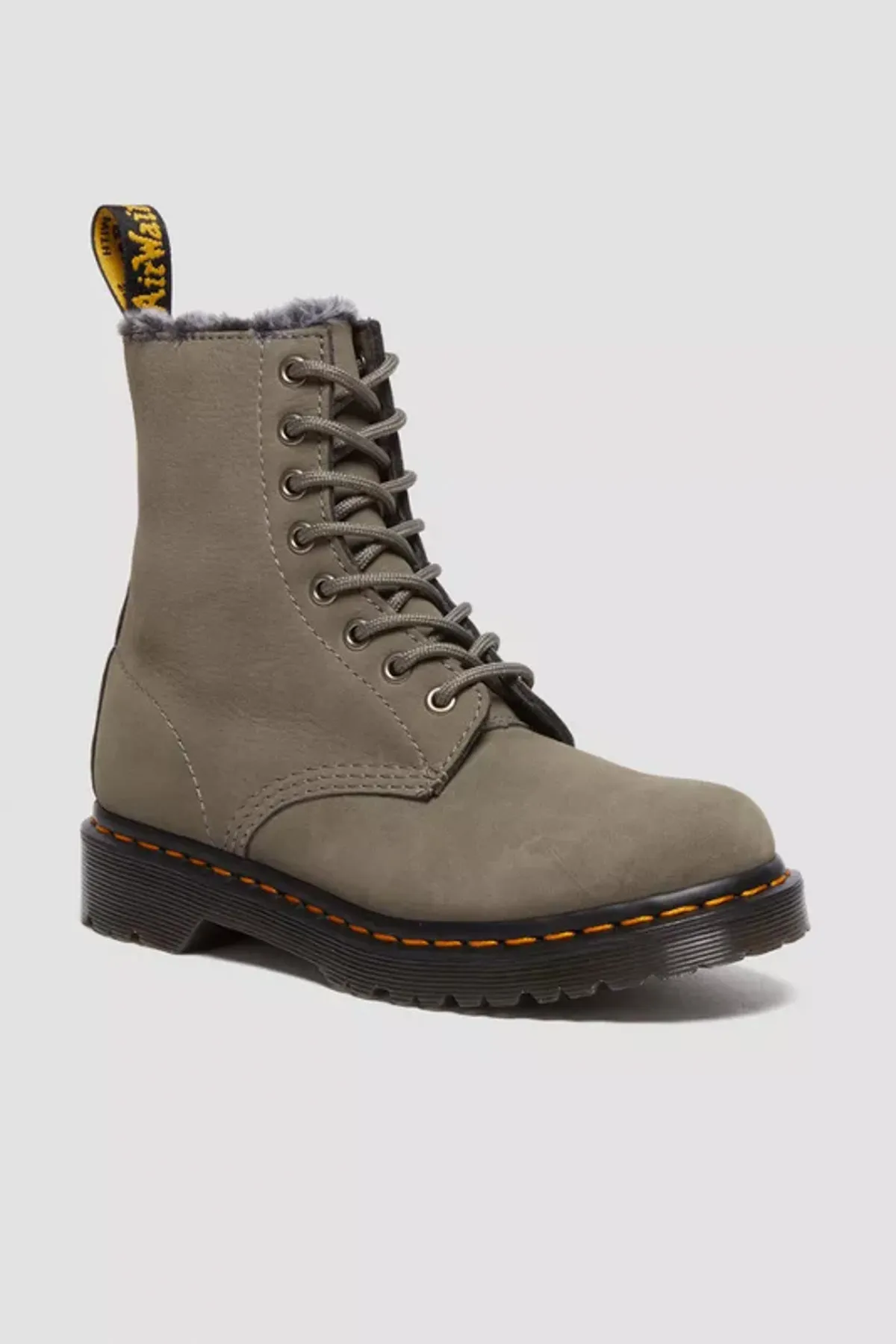 Dr. Martens  Stiefelette - Grau - Blockabsatz