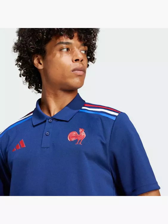 adidas Frankreich Rugby Supporter Polo Heimshirt