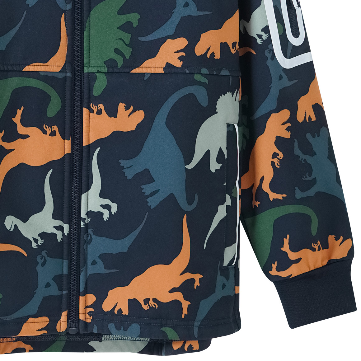 Jungen Softshelljacke mit Kapuze
