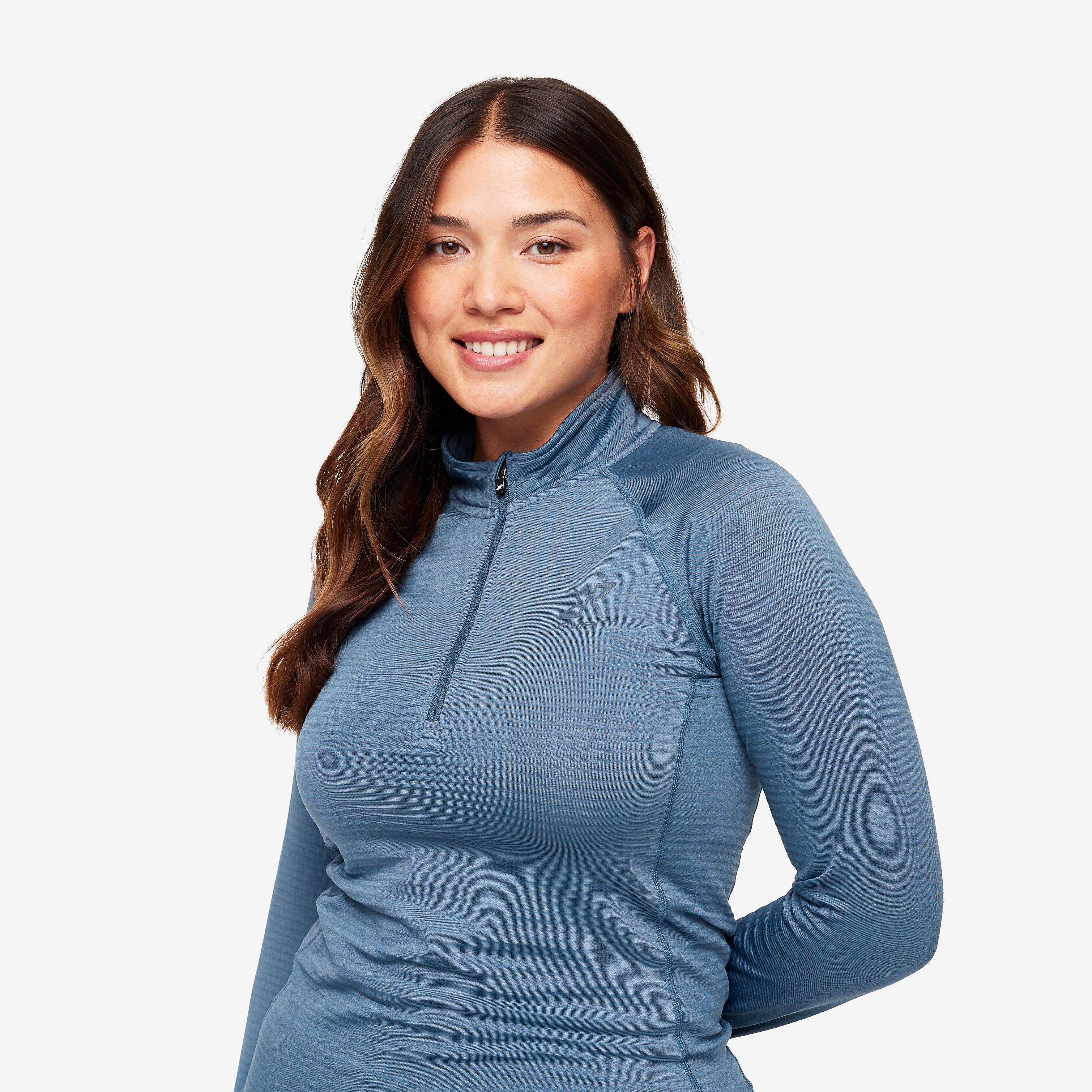 Hiball Waffle Base Layer Set Femme Blue Horizon