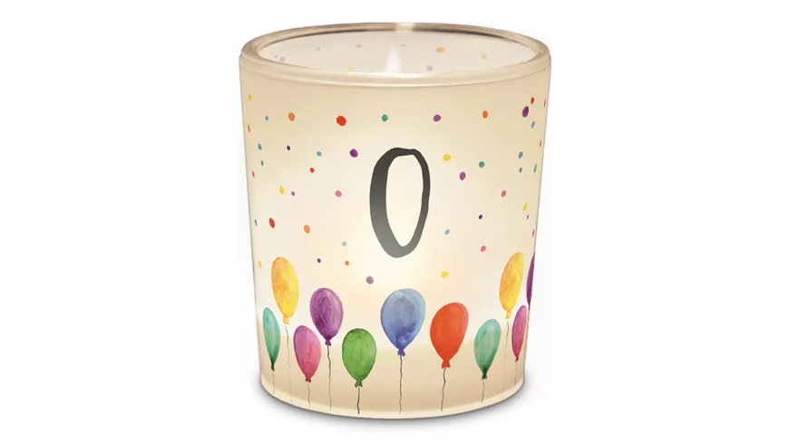 Geschenk für Dich Licht Geburtstag Zahl 0