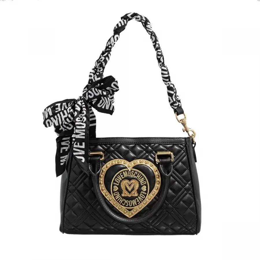 Love Moschino - Love Moschino Shoulder Bags Kunstleder Black - schwarz