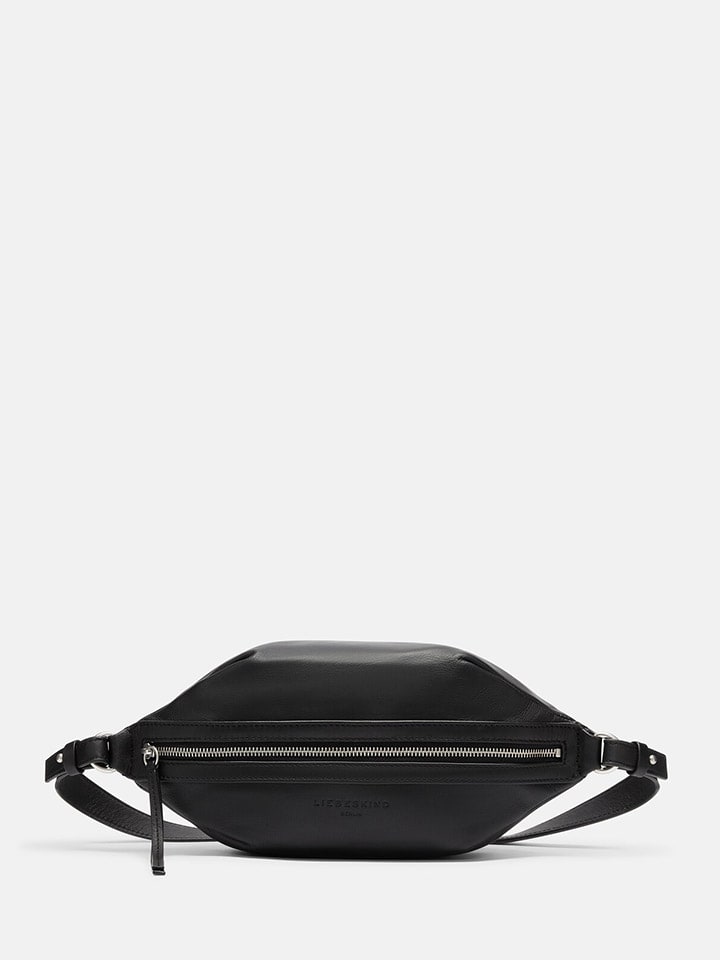 LIEBESKIND BERLIN Leder-Brustbeutel in Schwarz - (B)31 x (H)21 x (T)10 cm günstig kaufen onesize