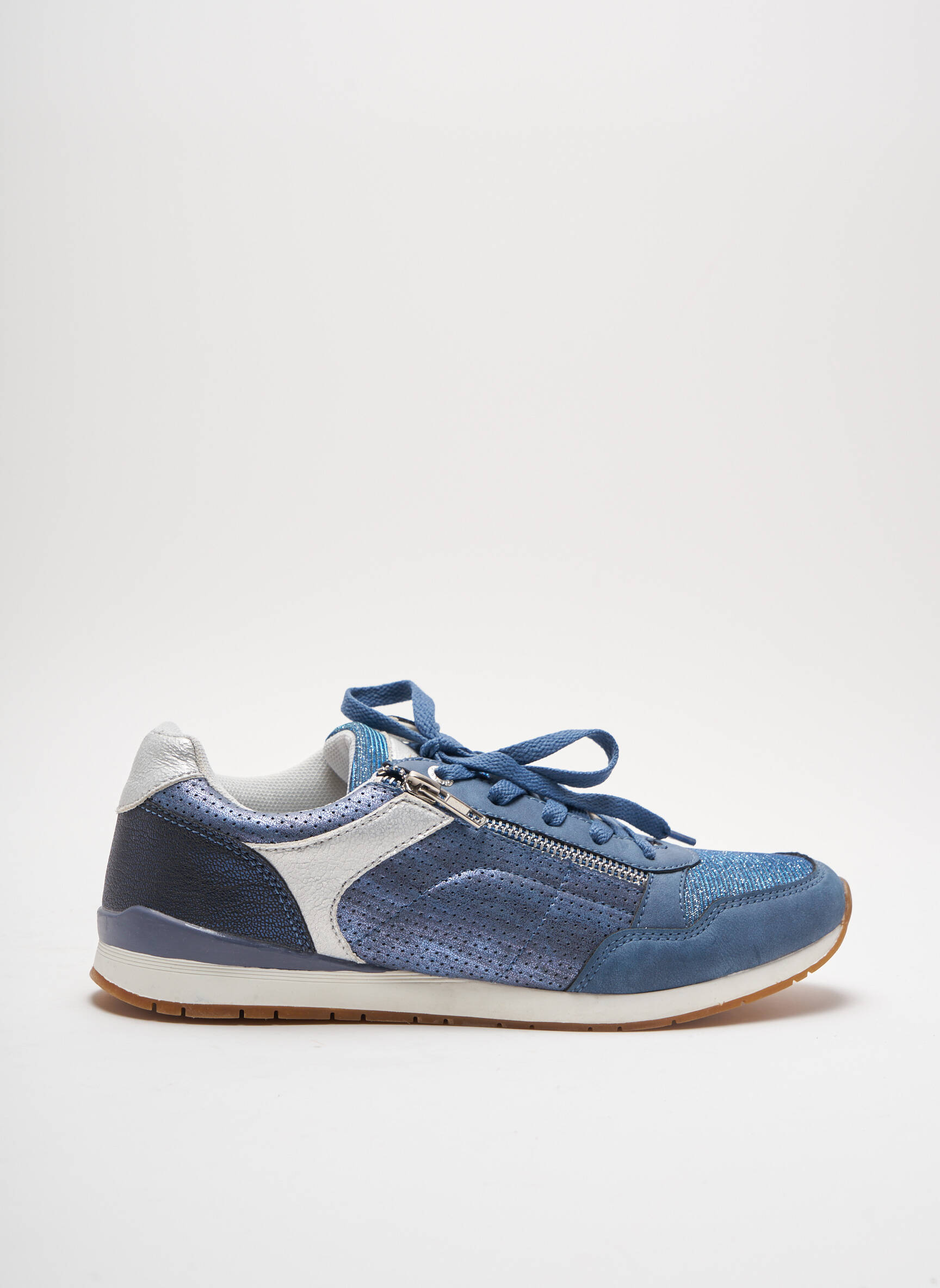Moran S Baskets Femme couleur bleu