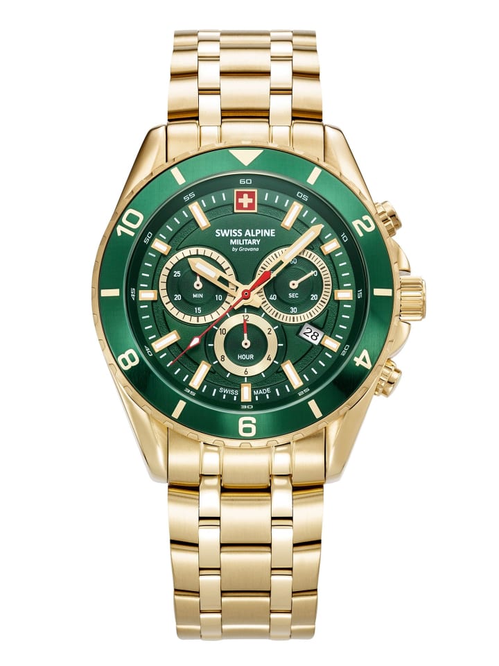 Swiss Military Quarzuhr 7034.9114SAM in Gold günstig kaufen onesize