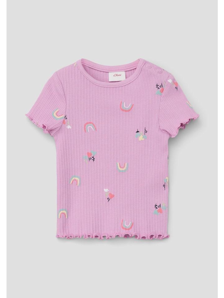 s.Oliver T-Shirt kurzarm in Pink günstig kaufen