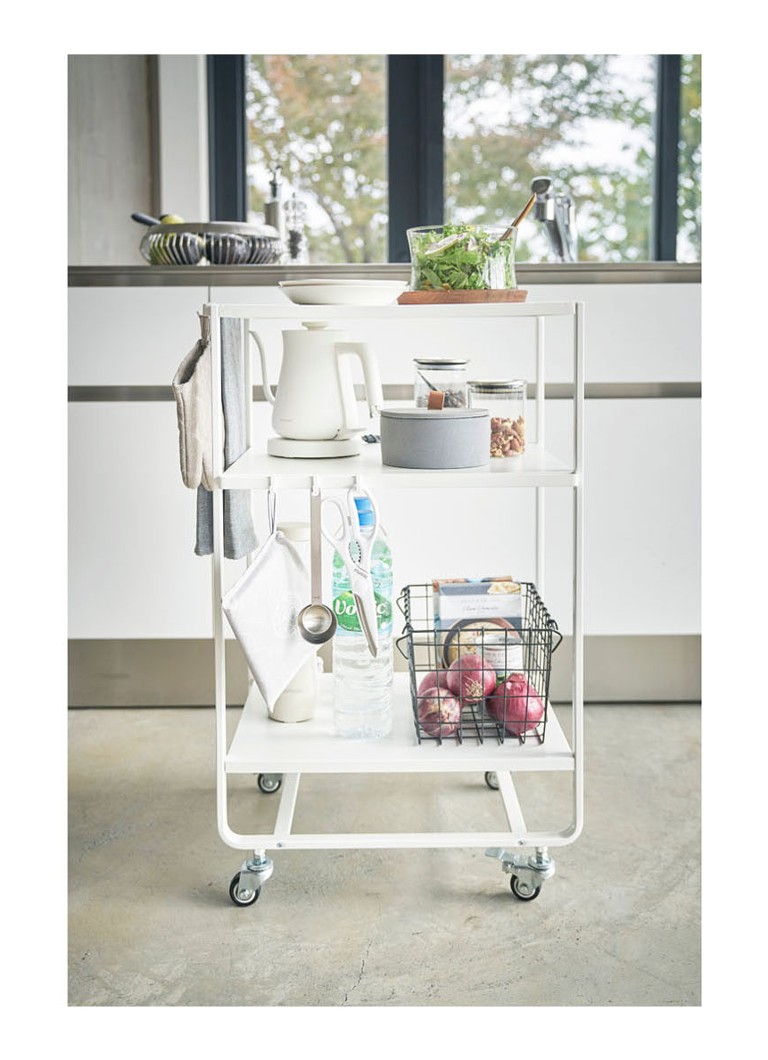 Yamazaki 3-Tiered Tower Storage Trolley