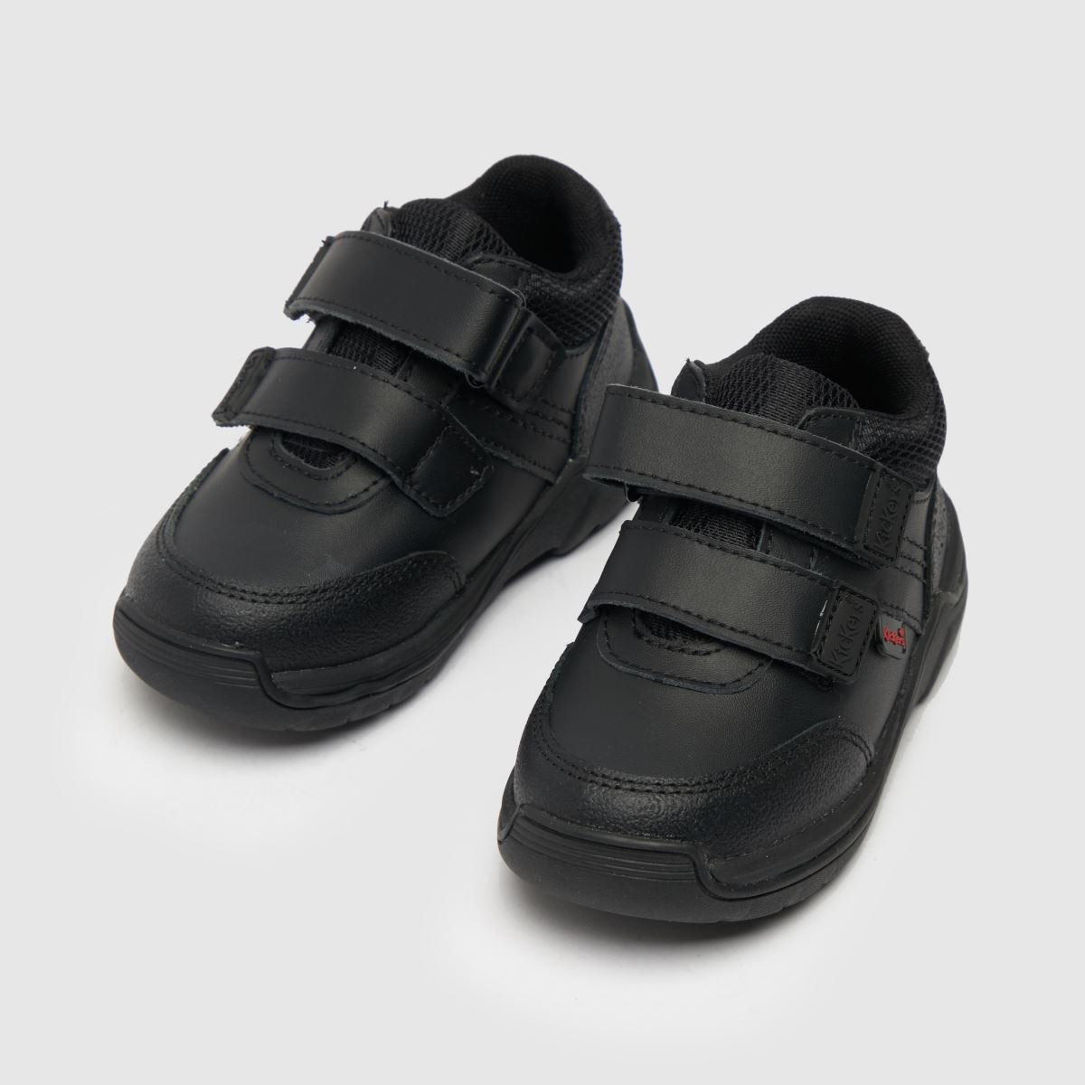 Kickers fekete stomper mid fiú kisgyermek csizma