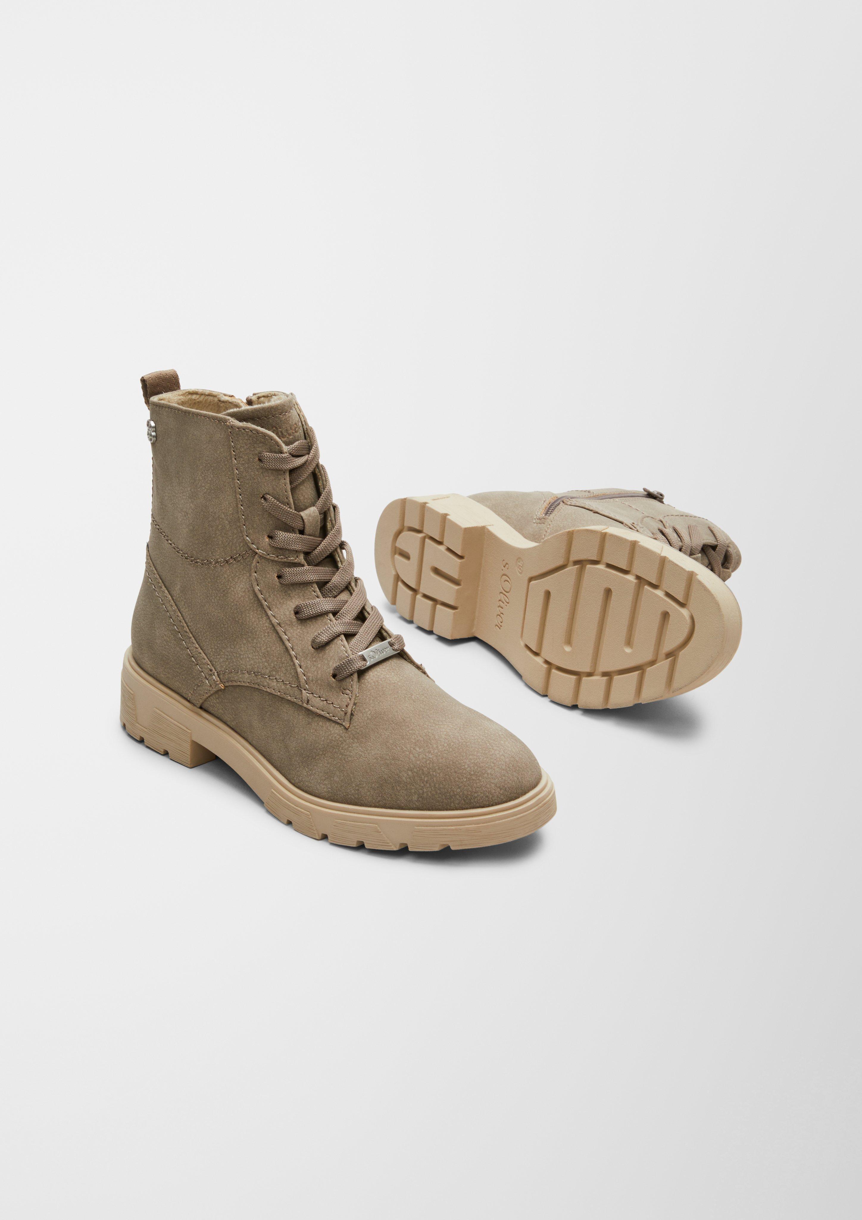 Schnürboots mit Reißverschluss  6006564-341