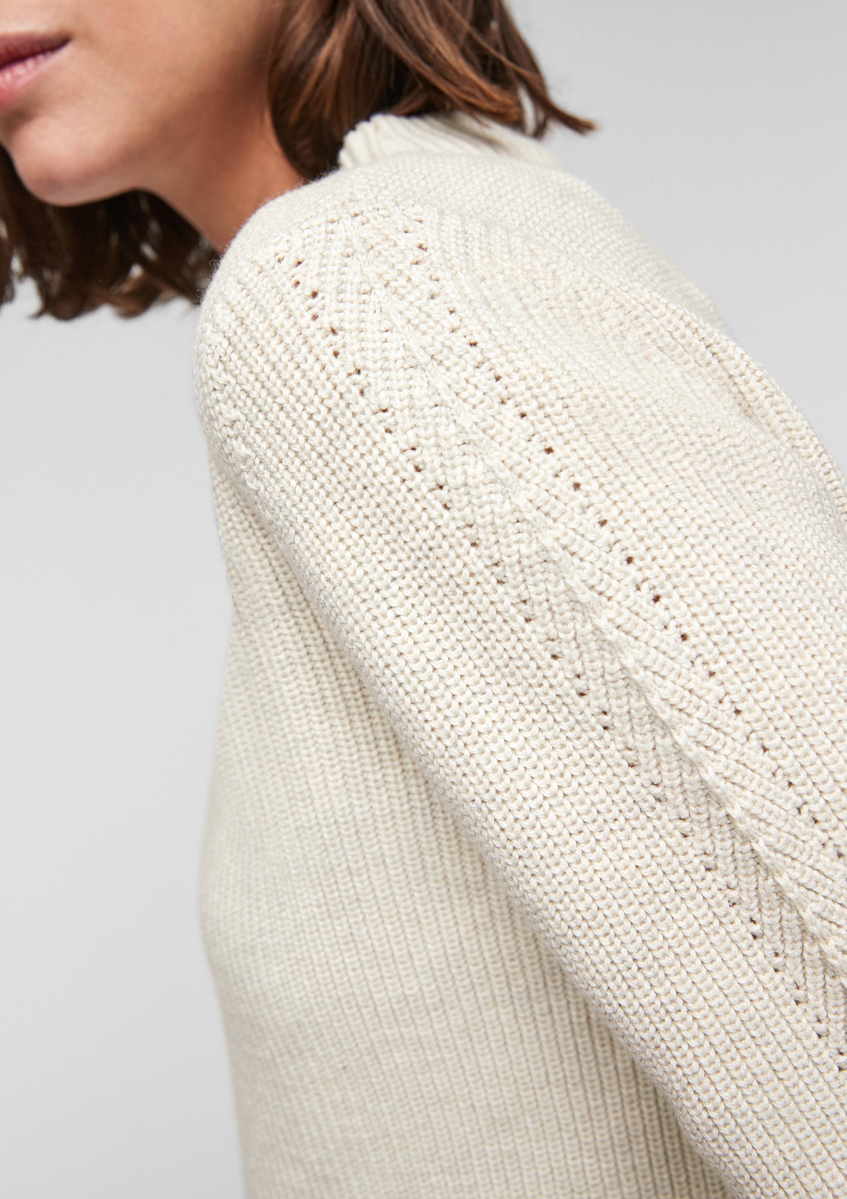Strickpulli mit Stehkragen  04.899.61.X061-0705