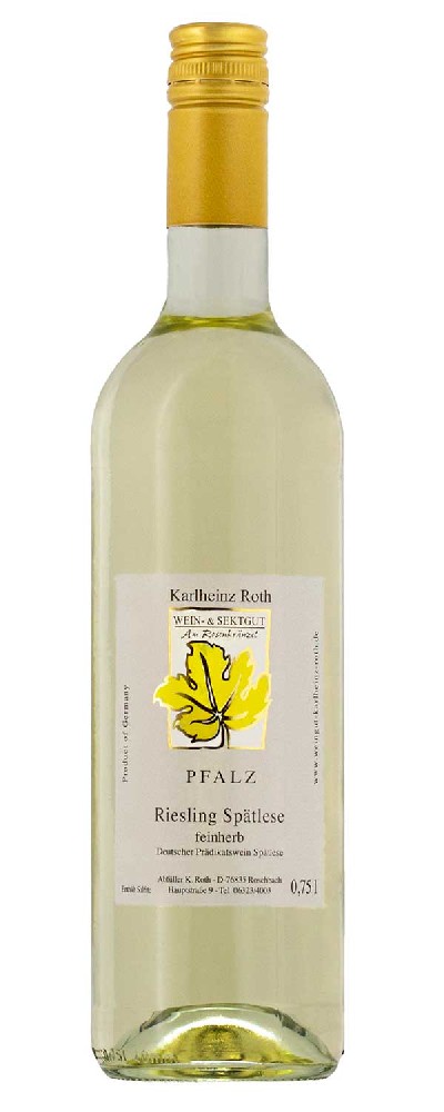 Wein- & Sektgut Karlheinz Roth Weingut Karlheinz Roth Riesling Spätlese feinherb 2022
