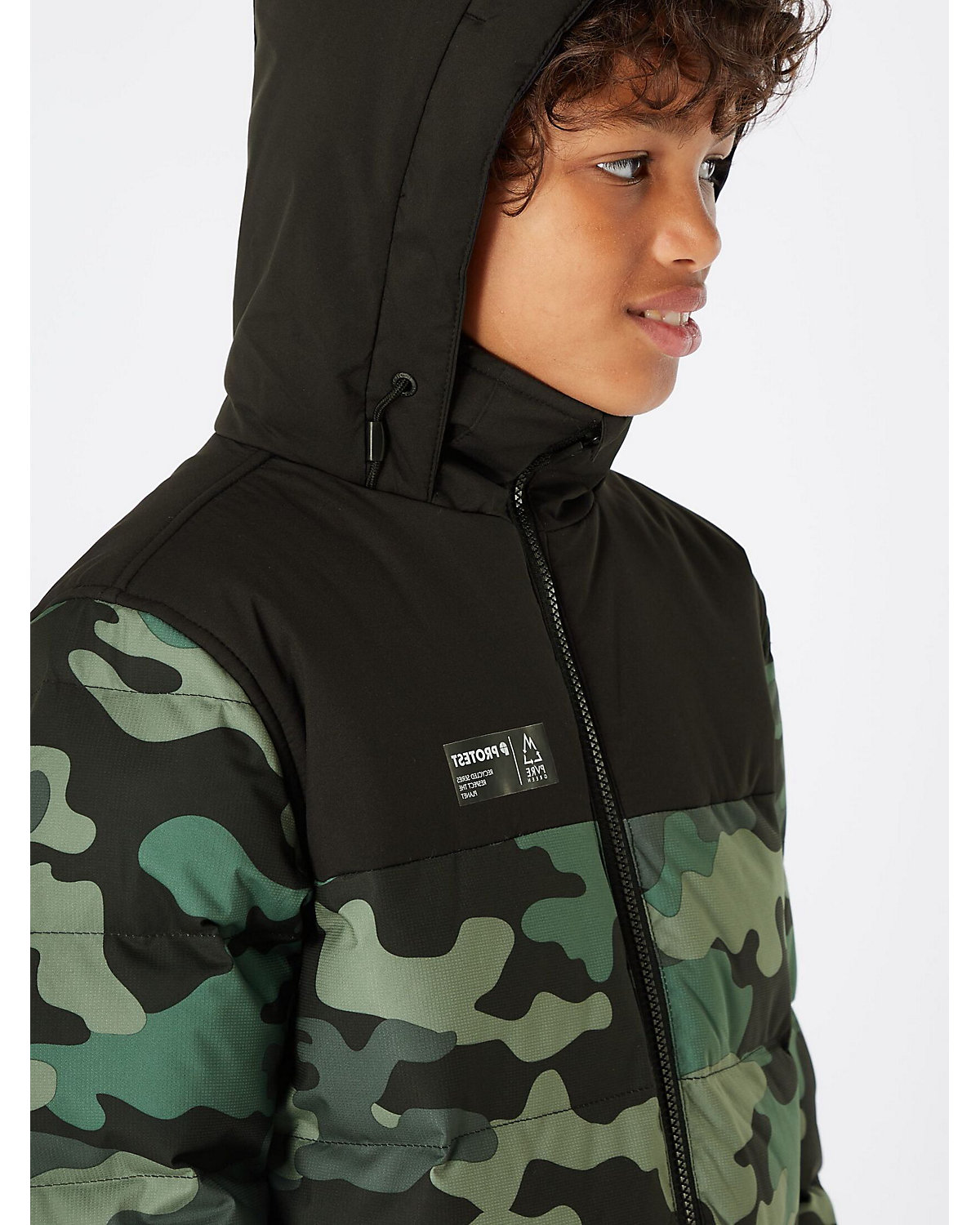 PRTARMIN JR  - 10K Wasserdicht und atmungsaktiv aus Recyclingmaterial hergestellt   Winterjacke Skijacken für Jungen