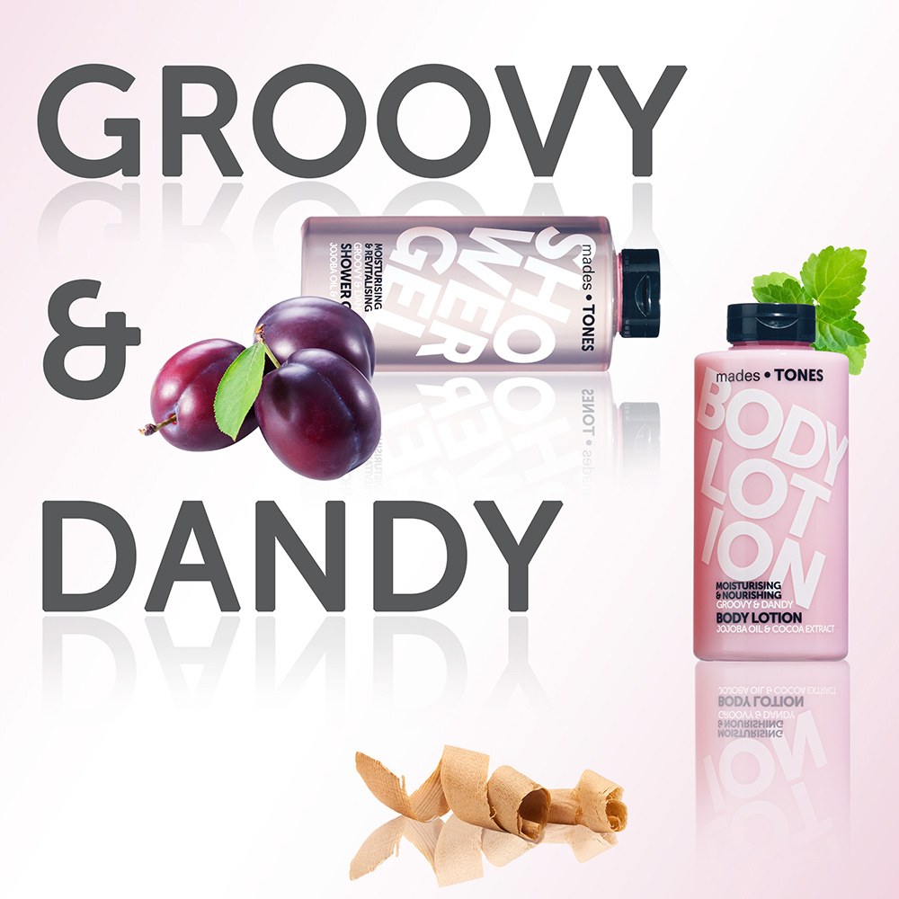 mades cosmetics GROOVY & DANDY lotion pour le corps