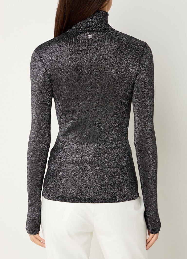 NIKKIE Jolie turtleneck top with lurex
