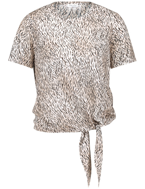 Blusenshirt mit Knotendetail